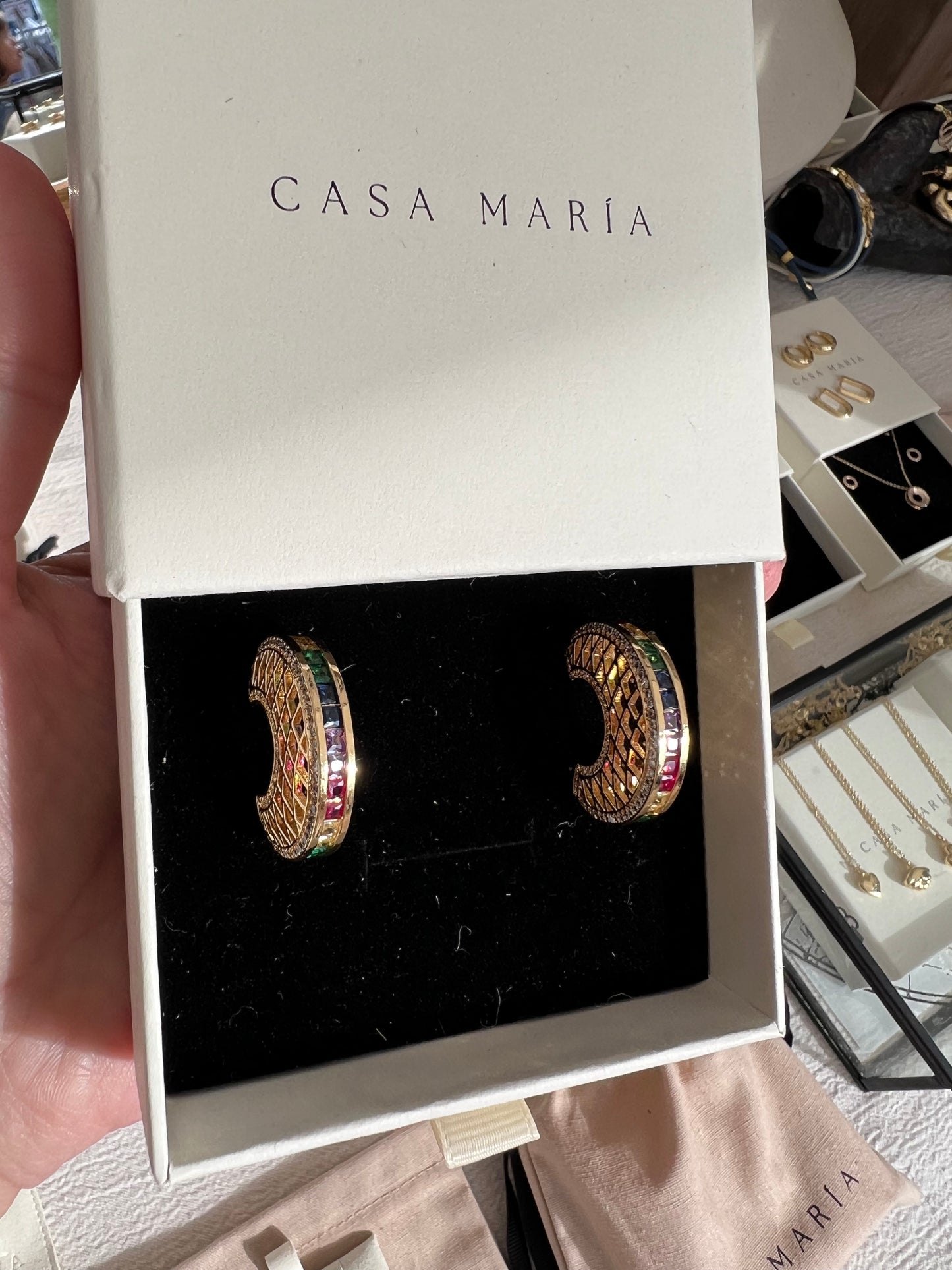 Limited edition hoops with colours
