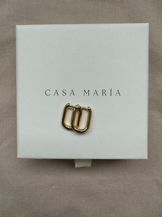 Bold Rectangular Hoops