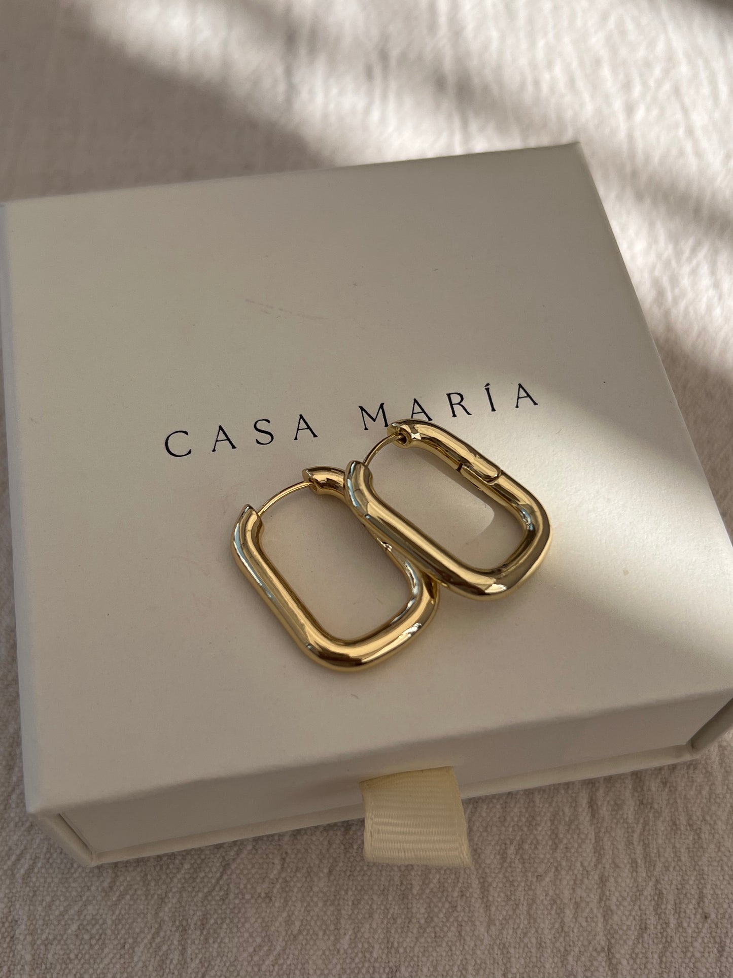 Large Square Hoops