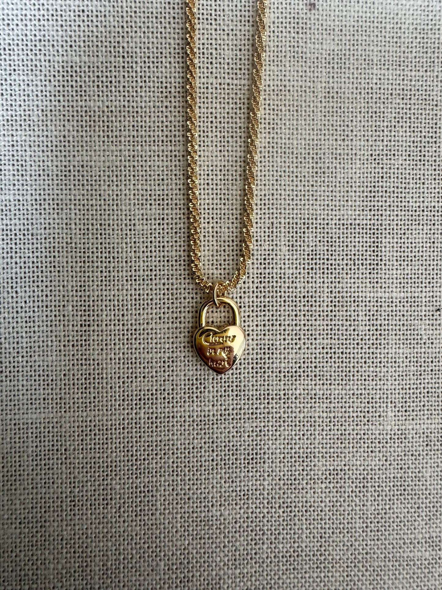 Serpentine Chain + Forever In My Heart Charm