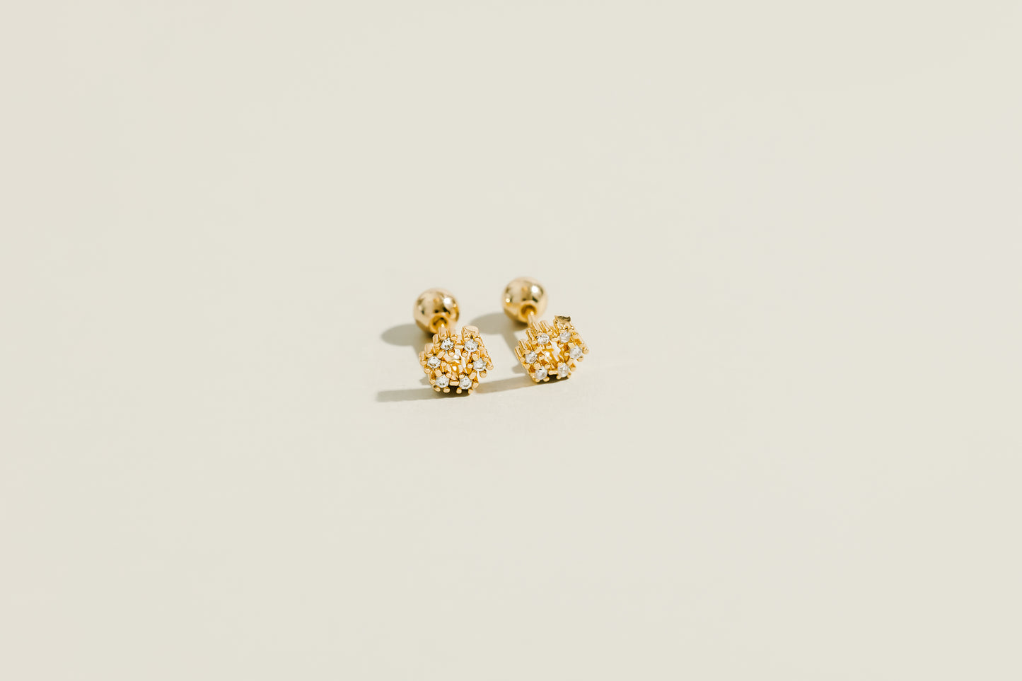 Flower Zirconia Studs