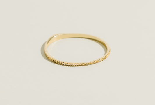 Cz Open Bangle