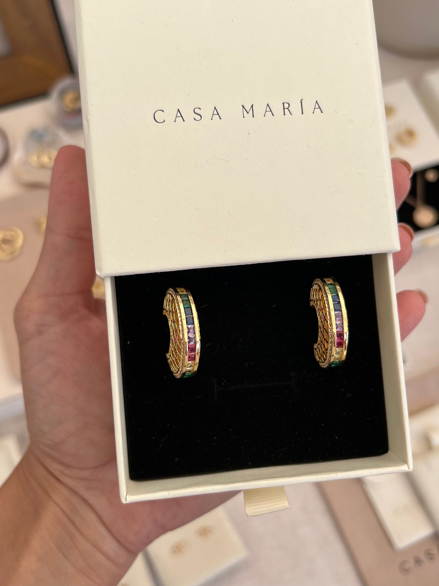 Limited edition hoops with colours