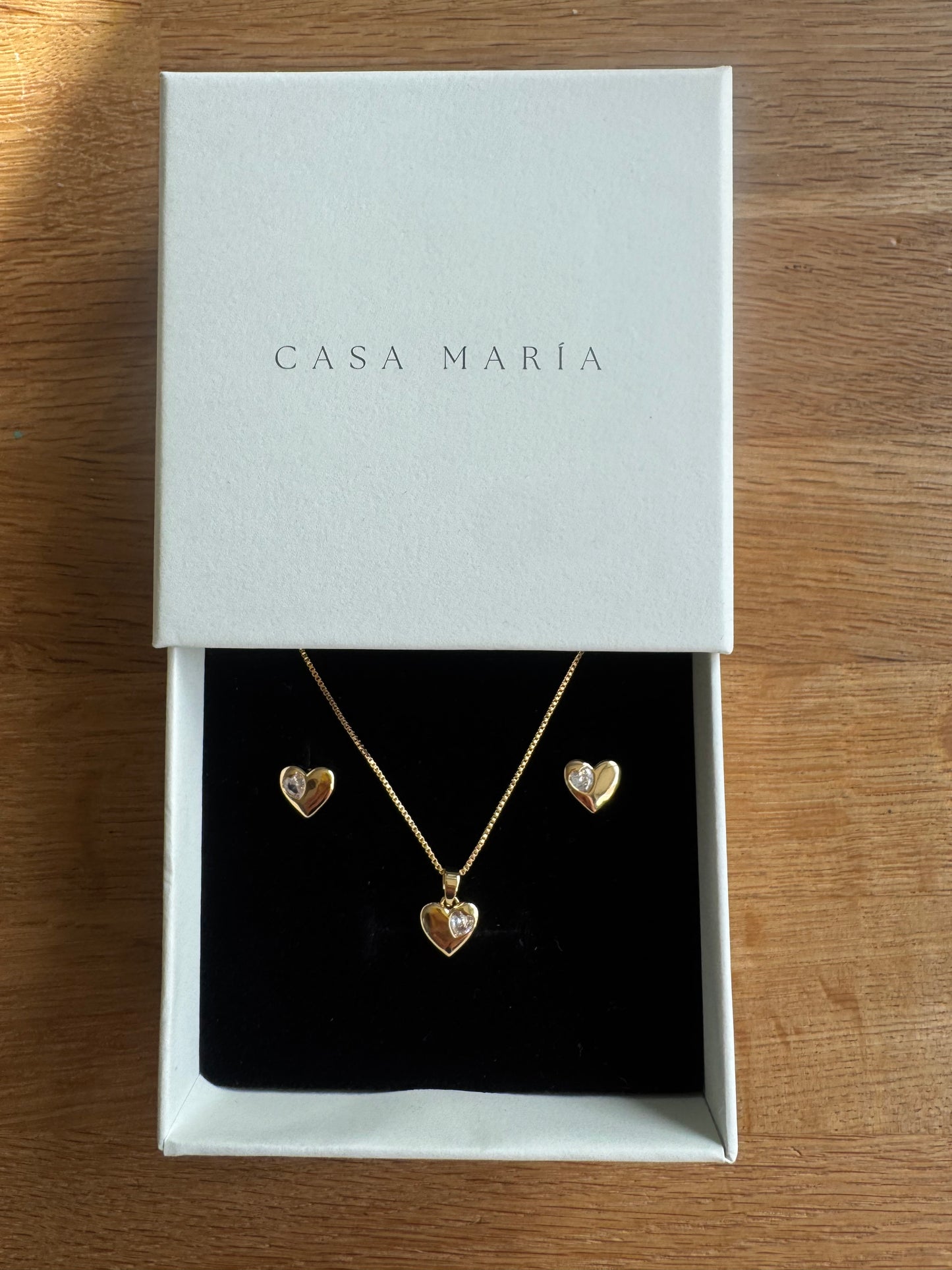 Heart Cz Set
