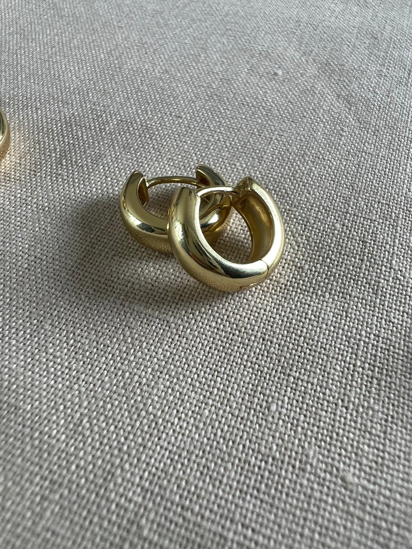 Bold Huggie Hoops
