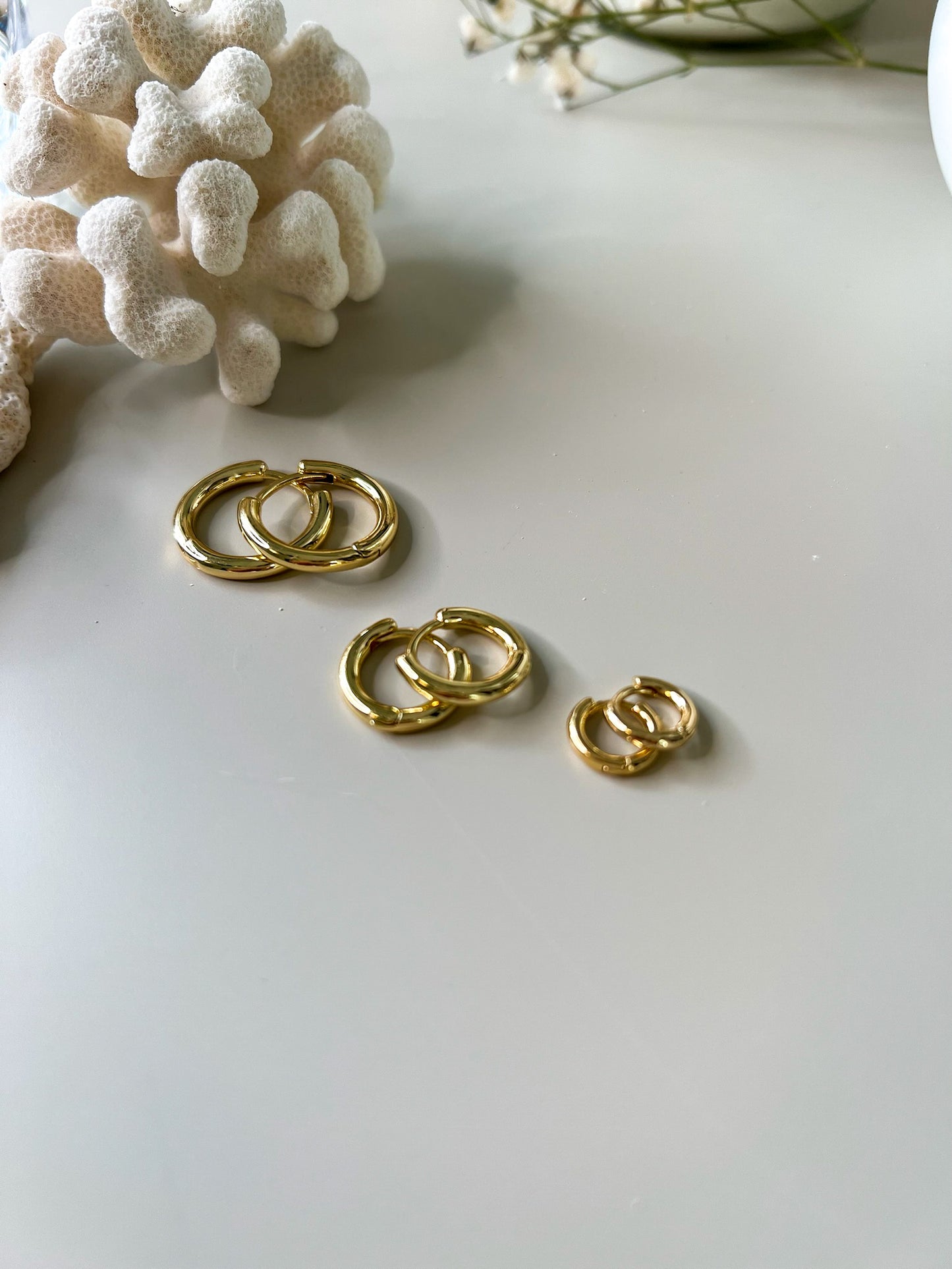 Gold Classic Hoops