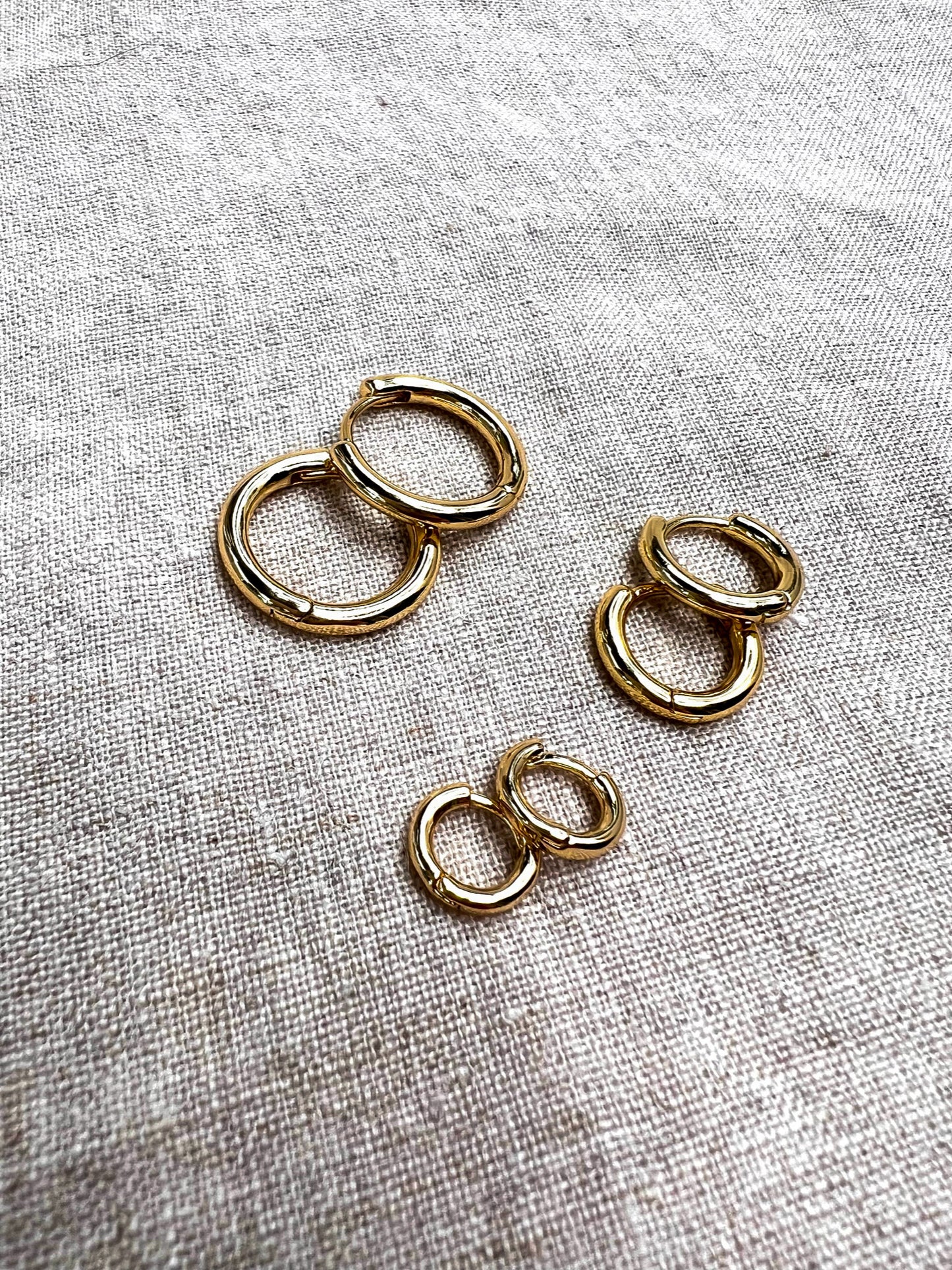 Gold Classic Hoops