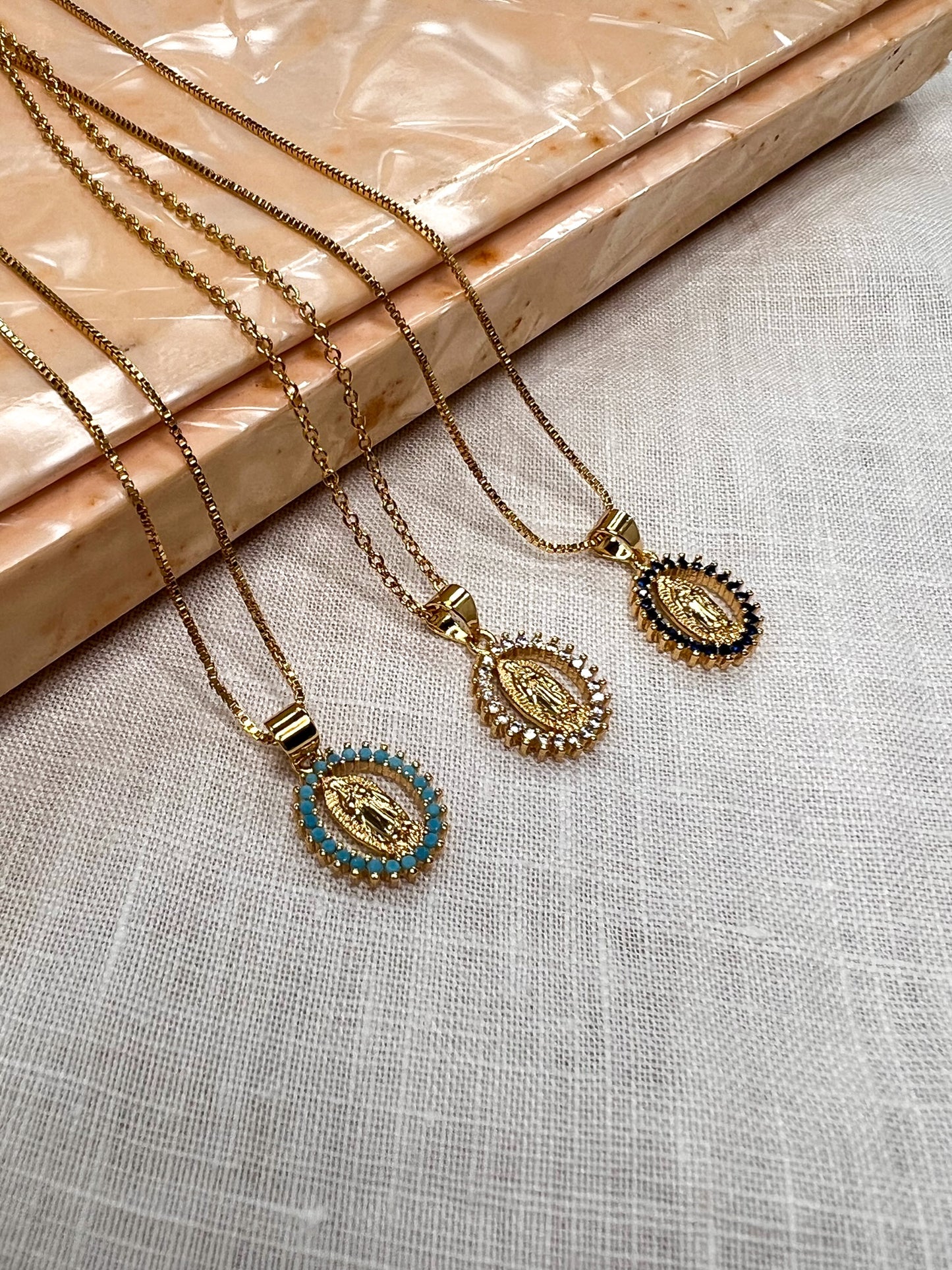 Holy Image Cubic Zirconia Necklace