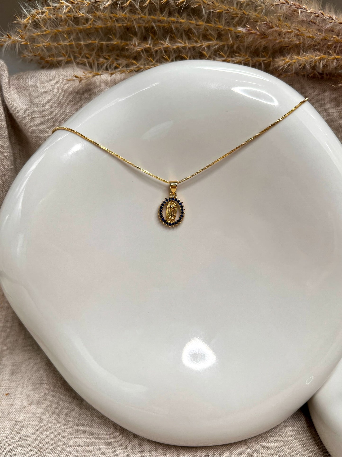 Holy Image Cubic Zirconia Necklace