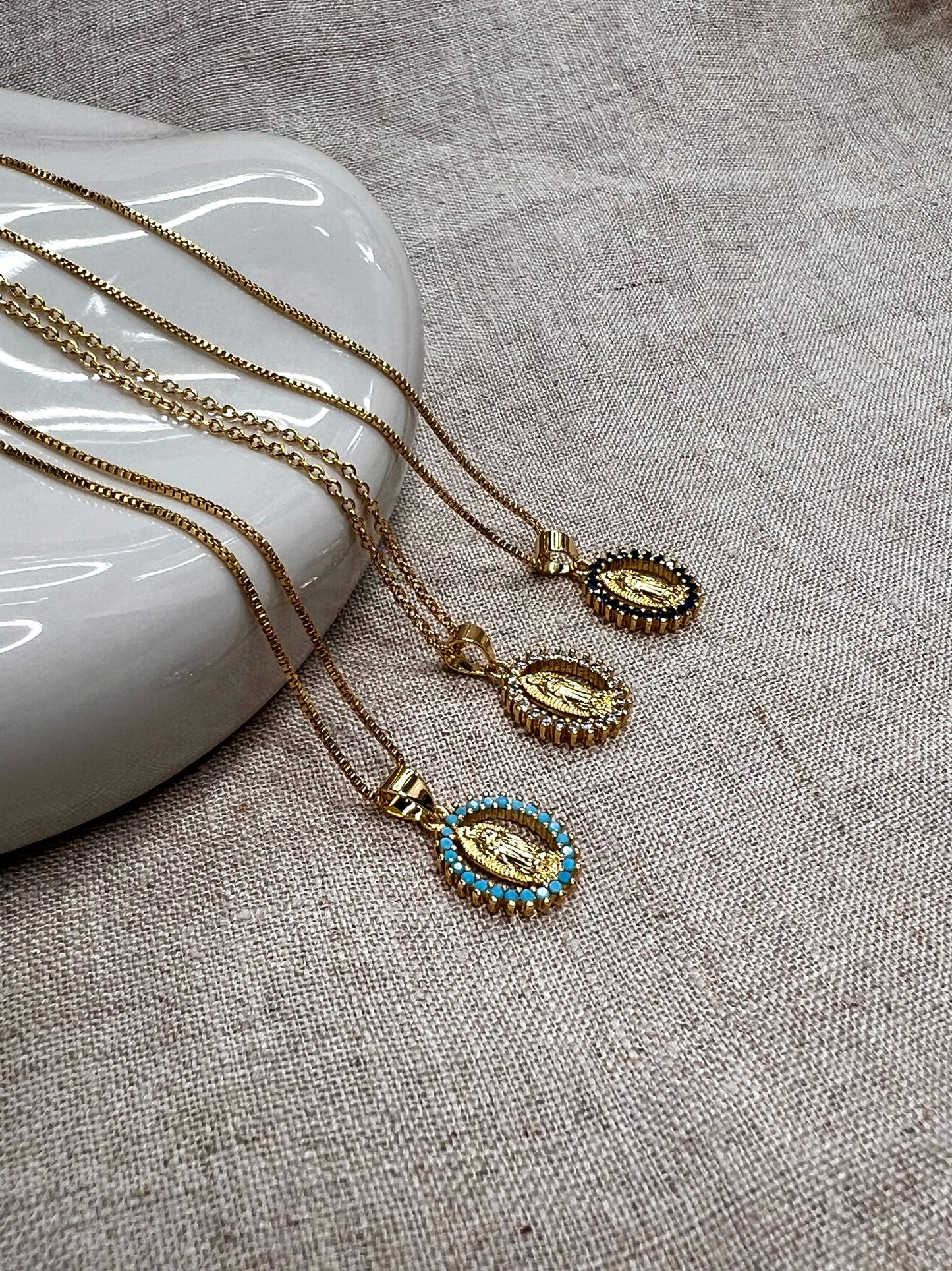 Holy Image Cubic Zirconia Necklace