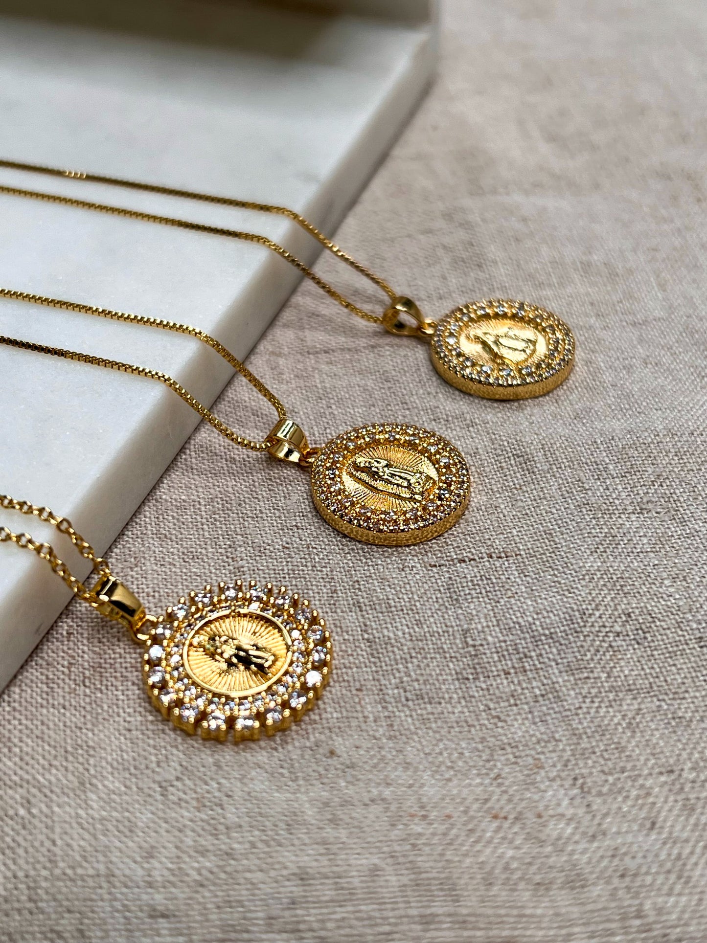 Holy Image Cubic Zirconia Necklace