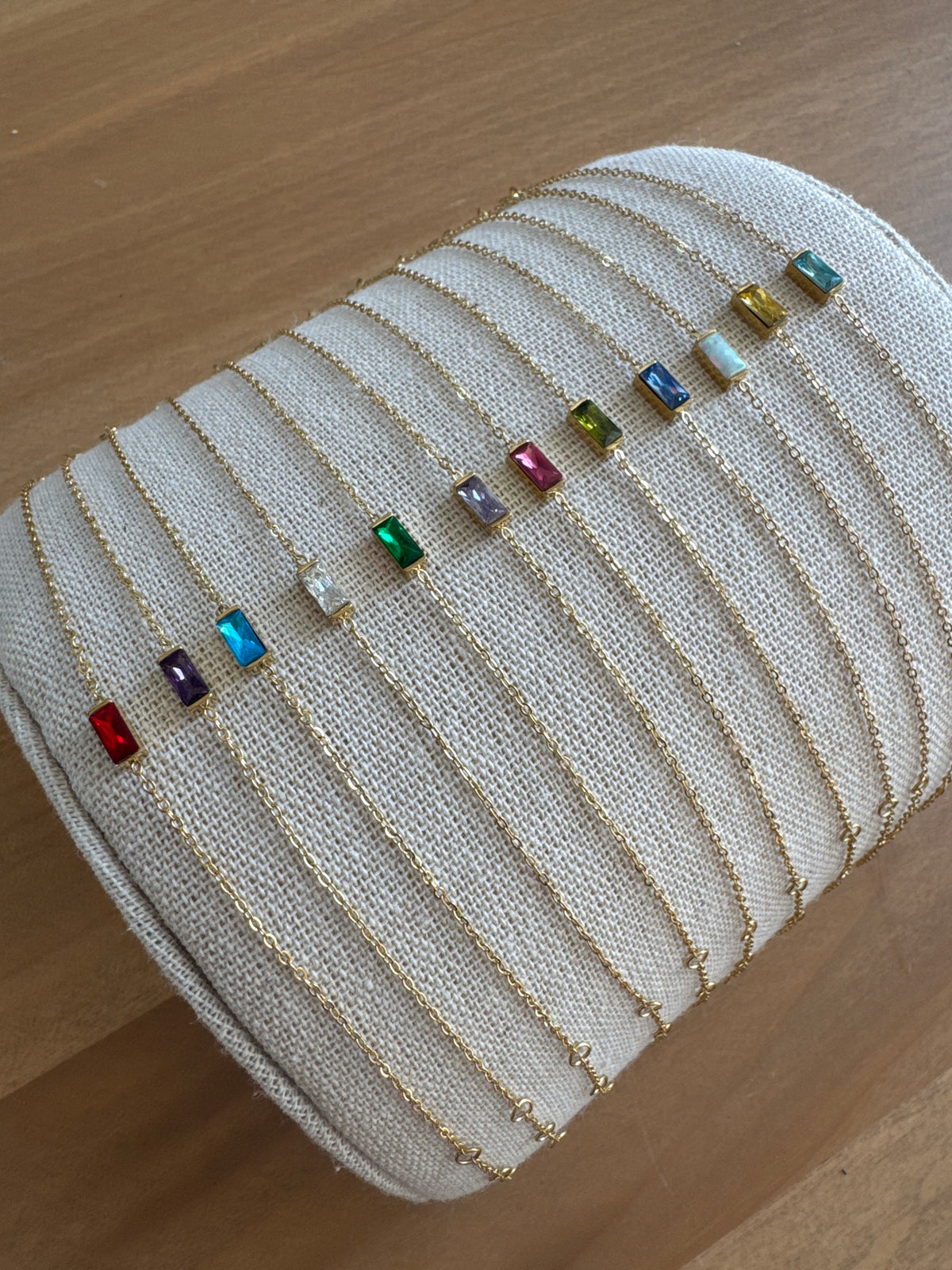 Birthstone Baguette Bracelet