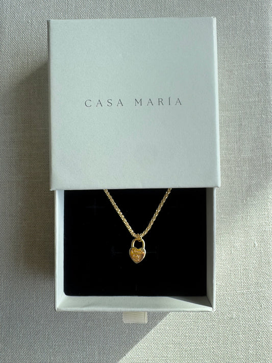 Serpentine Chain + Forever In My Heart Charm