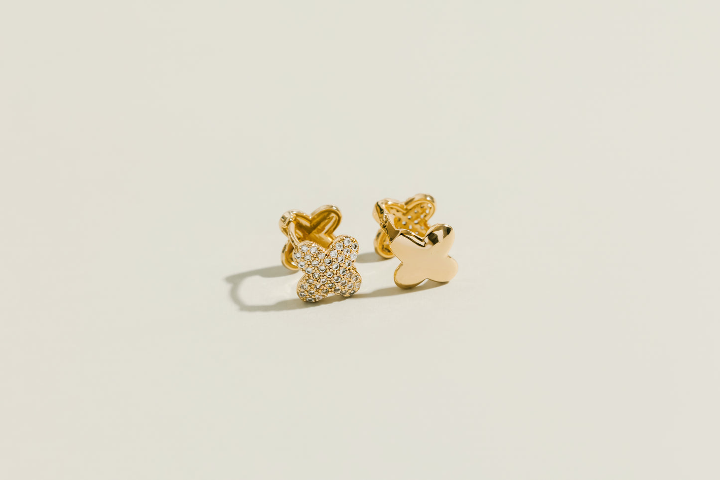 Zirconia Clove Hoops - reversible