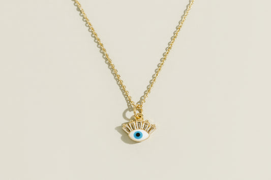 Blue Eye Cubic Zirconia Necklace
