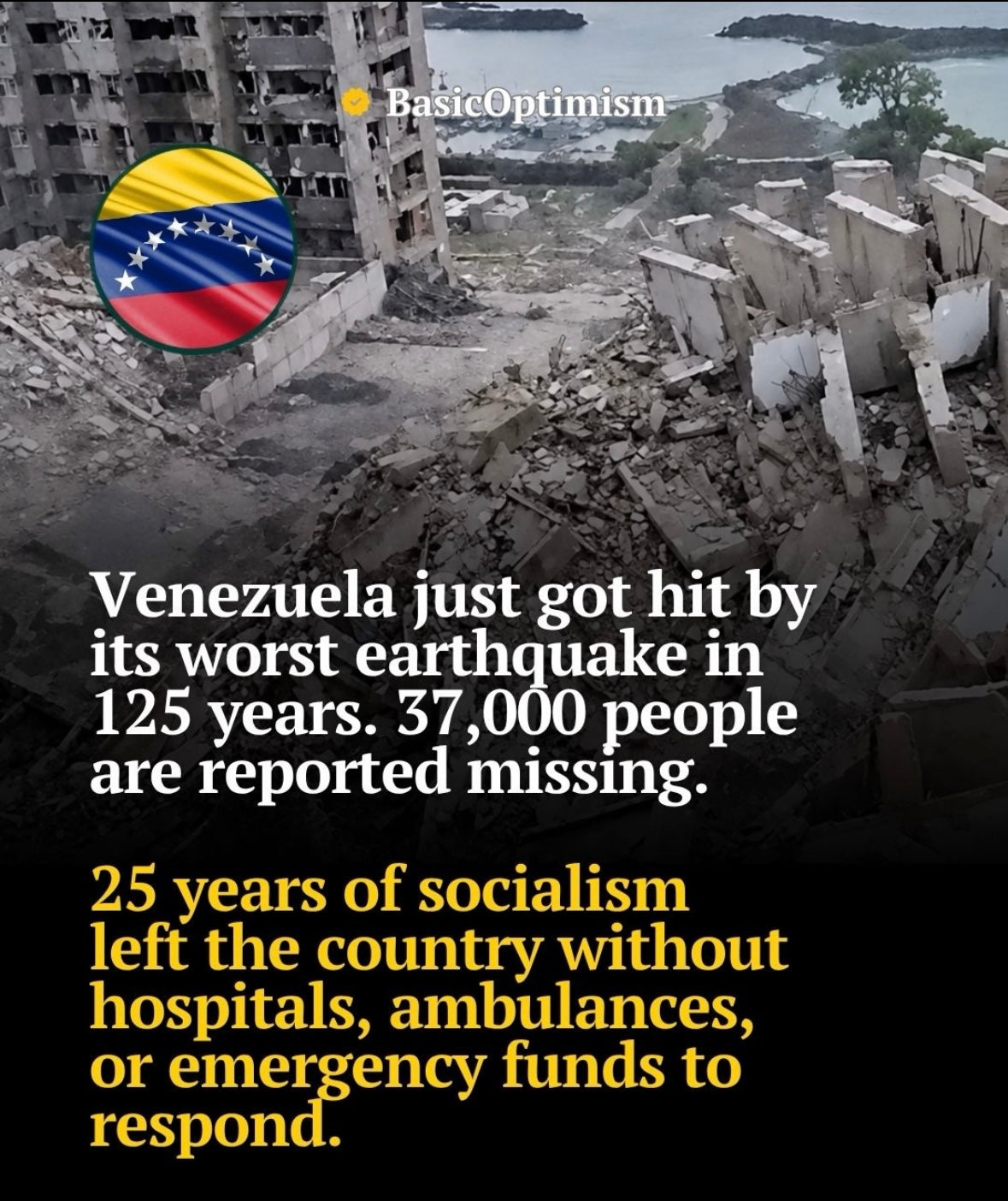 Venezuela Earthquake Relief Donation