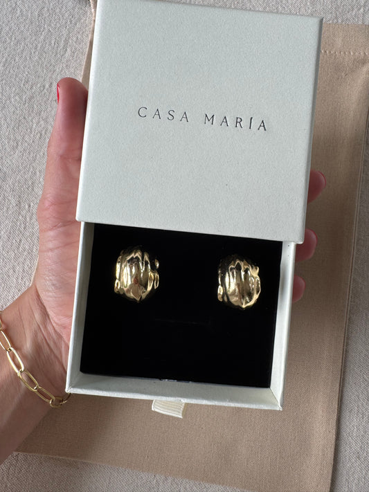 Palm Leaf Earrings