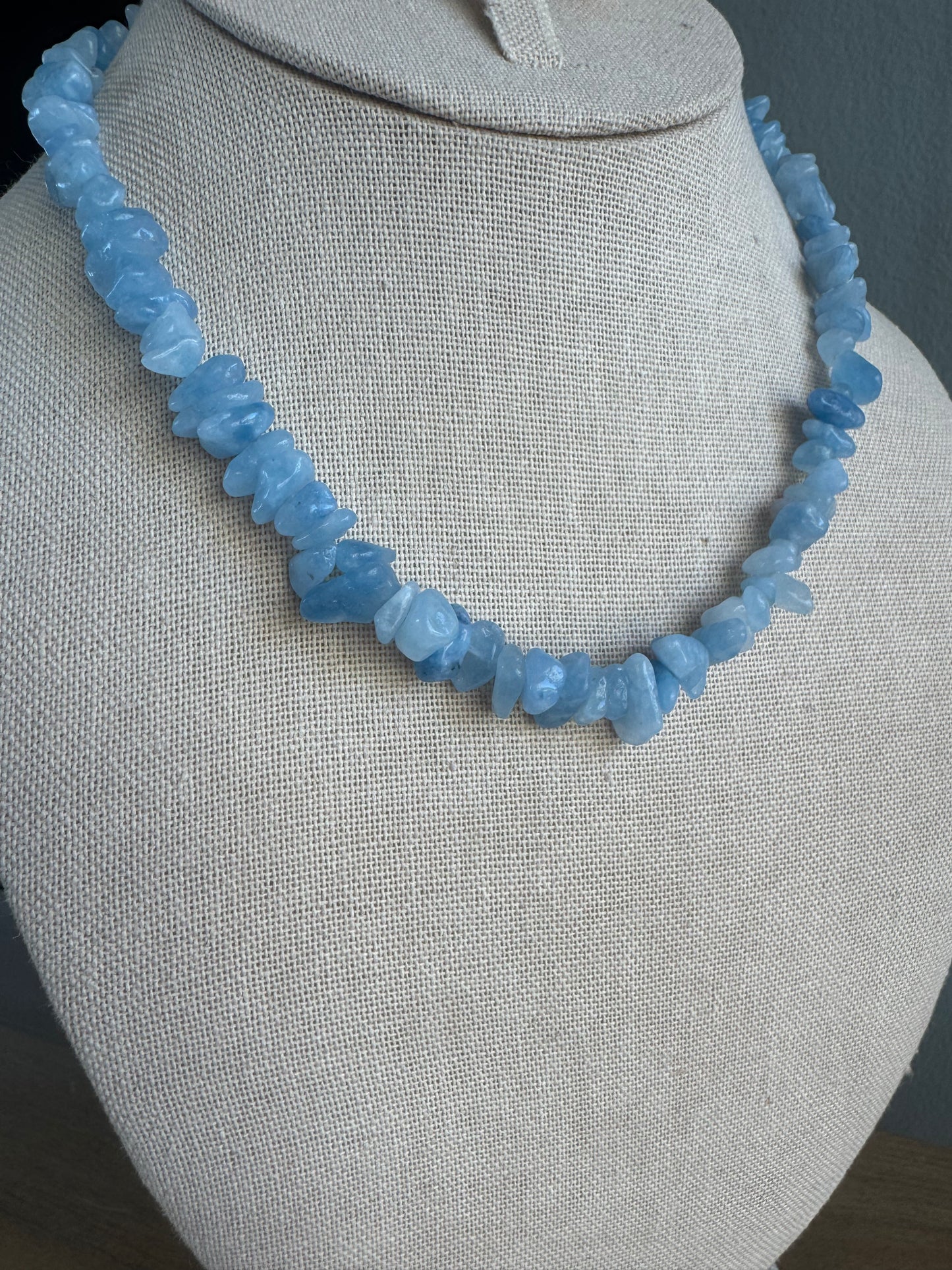 Handknotted Stone Necklace