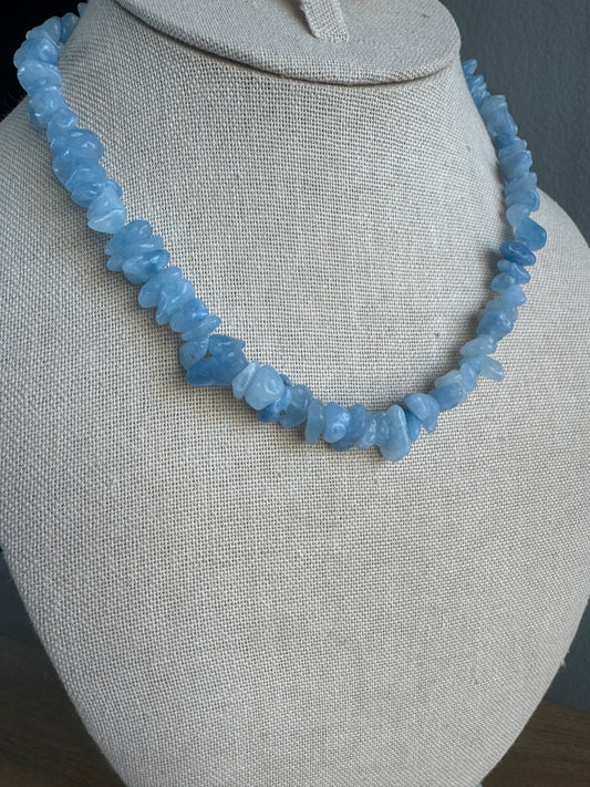 Handknotted Stone Necklace