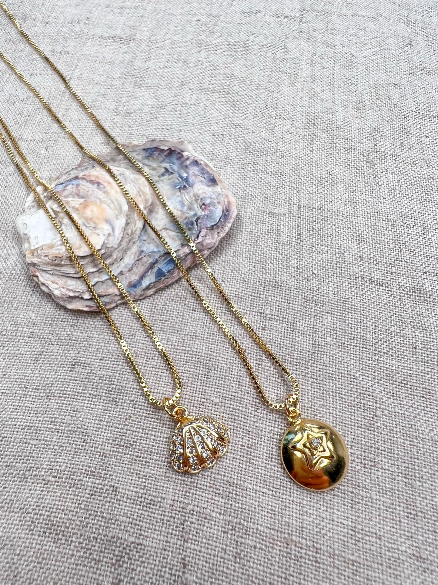 Round Star Cubic Zirconia Necklace